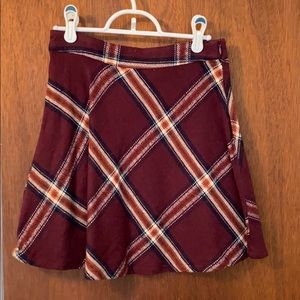 Plaid skater skirt size small